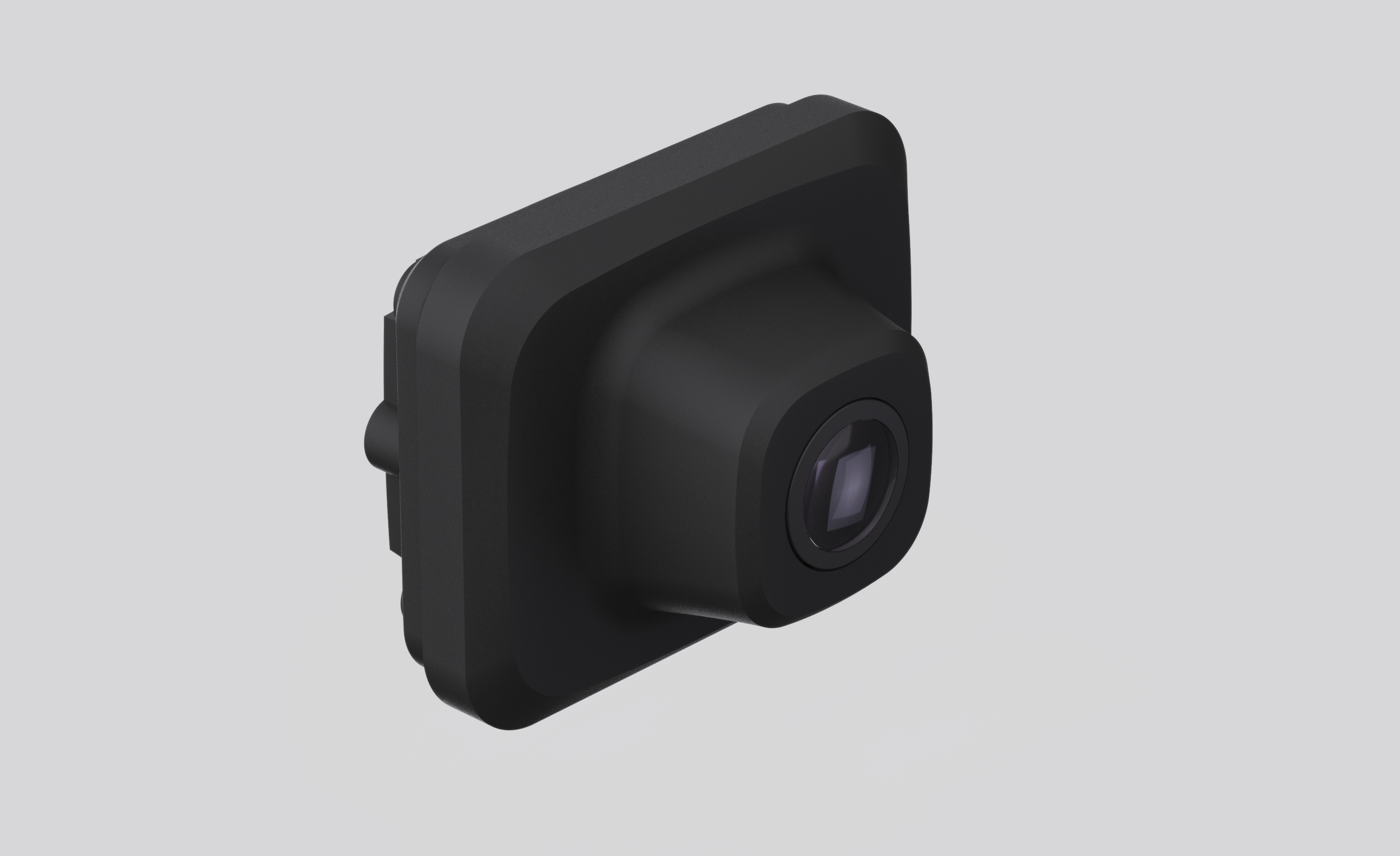 Mono camera, angled front view