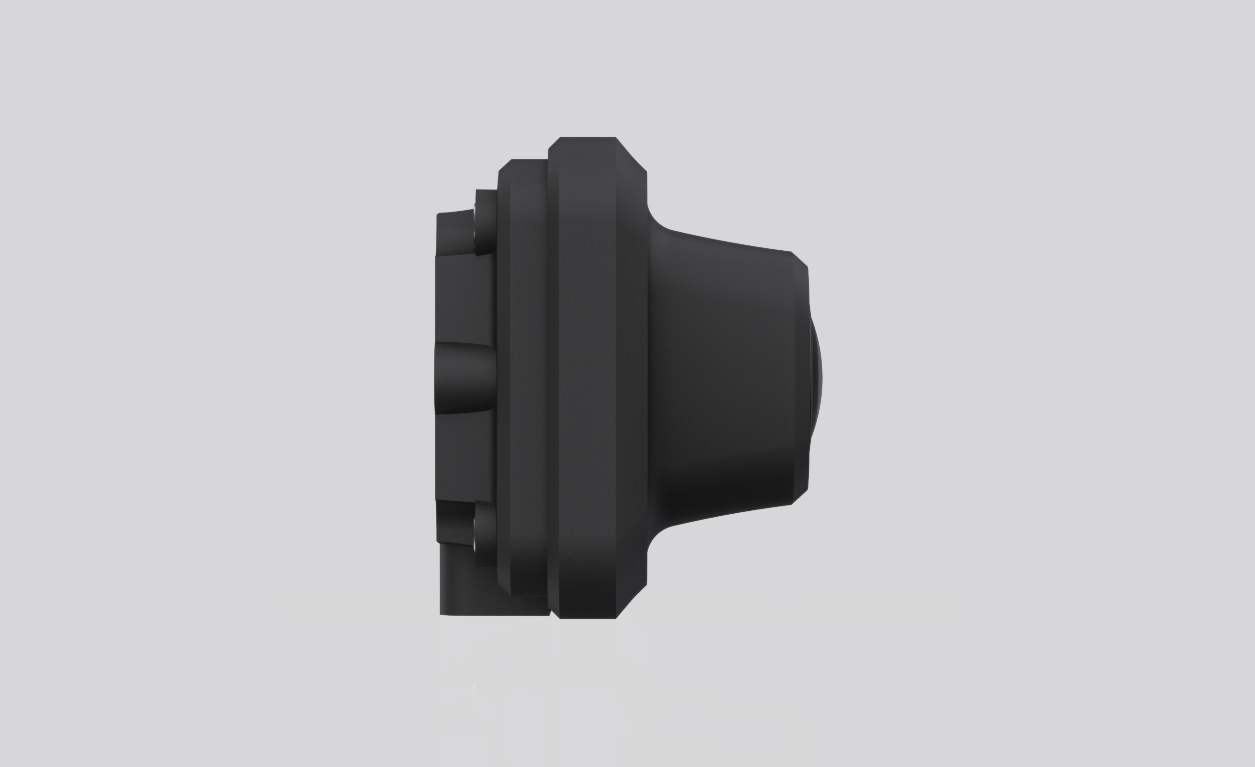 Mono camera, side view showing the rear mounting points